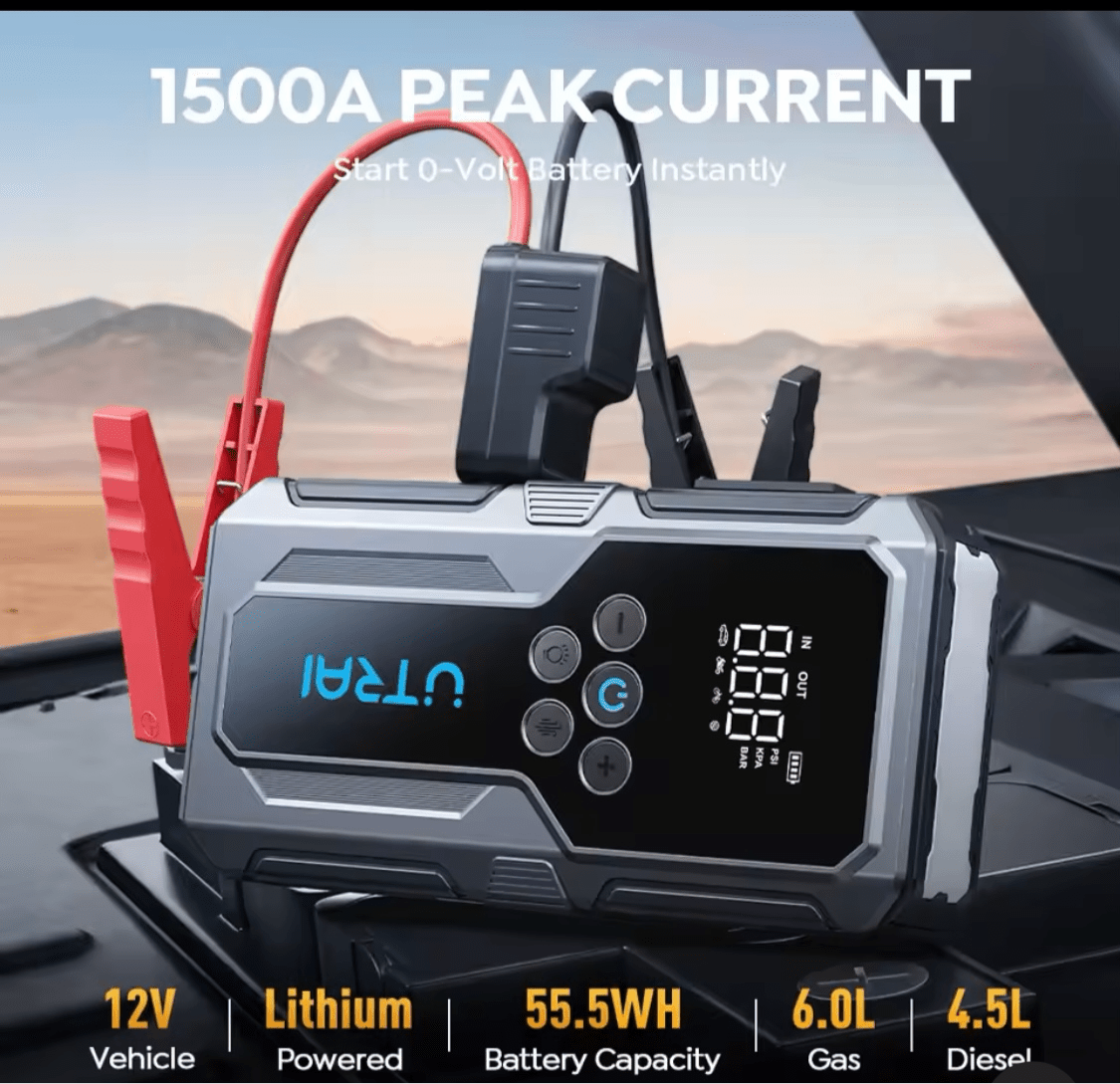 3in1 Jump Starter - ZONIX STORE