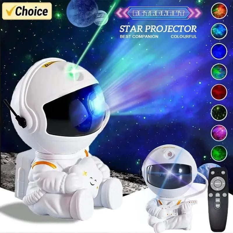 Galaxy Star Astronaut Projector LED Night Light - ZONIX STORE