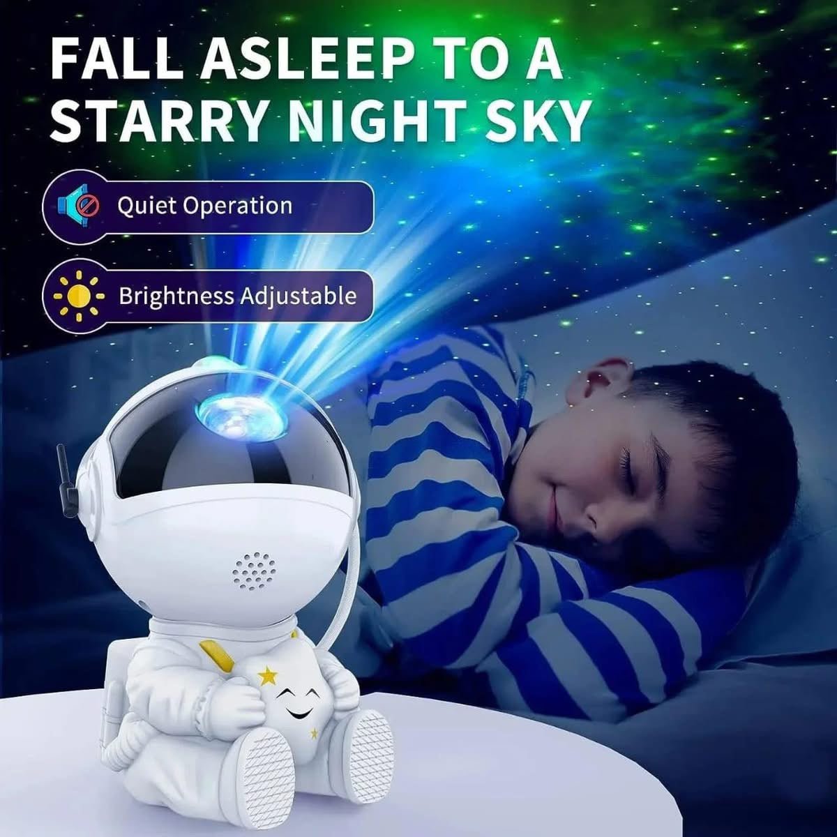 Galaxy Star Astronaut Projector LED Night Light - ZONIX STORE